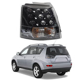 Left Driver Side Tail Light Assembly Compatible with 07 08 09 10 11 12 13 Mitsubishi Outlander EX Rear Brake Lamp